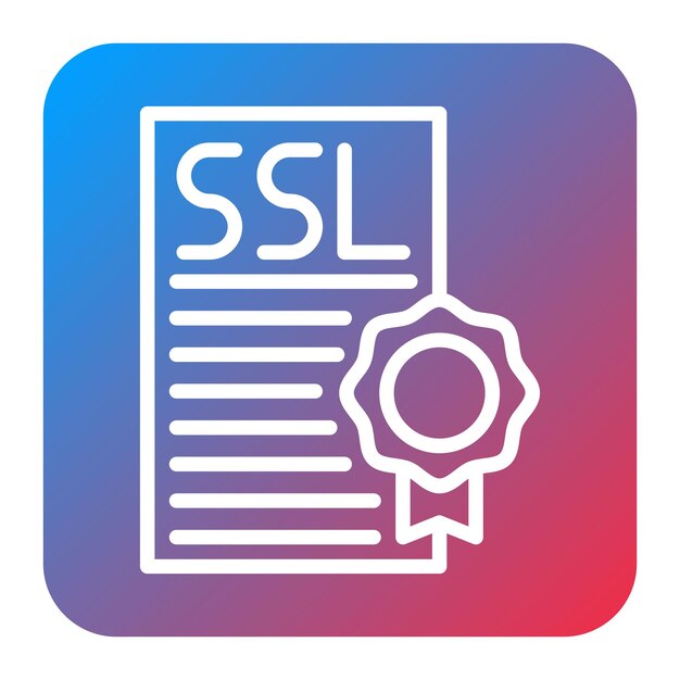 SSL 証明書アイコンのベクトル画像は安全な支払いに使用できます