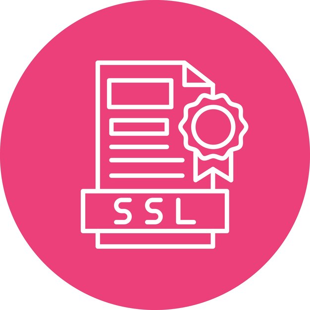 SSL ファイルのベクトルイラストのスタイル