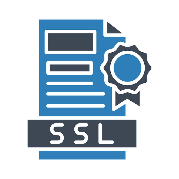 SSL File Vector Illustration Style