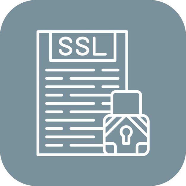 Ssl-icon vector afbeelding Kan worden gebruikt voor online gelddiensten