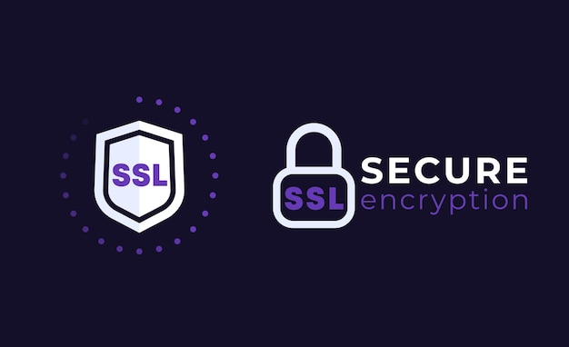 Безопасные значки ssl в темноте