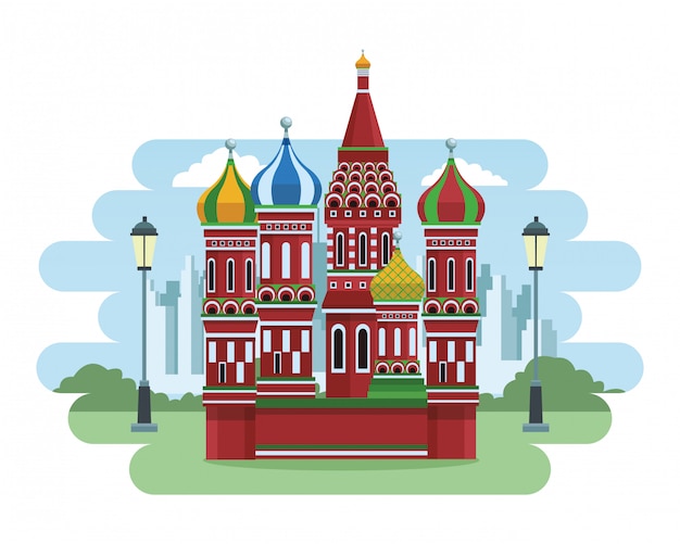 Vector st. basil's cathedral