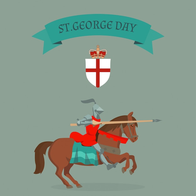 St. George's day card.