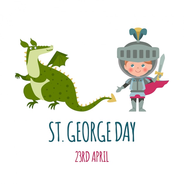 St.George's Day card.