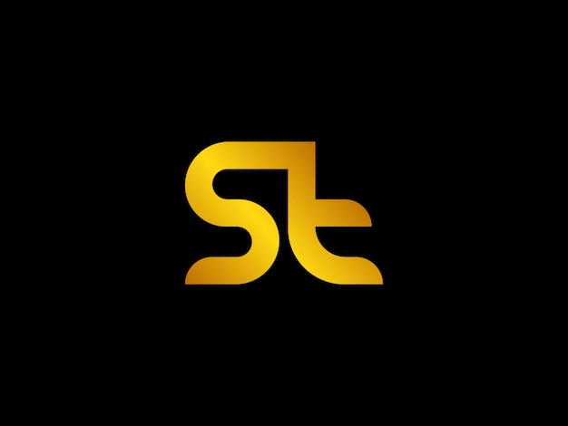 st logo design