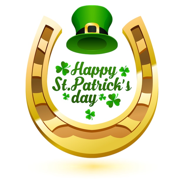 St. Patrick dag symbool, Embltm sjabloon voor vakantie identiteit.
