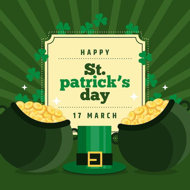 Vector st. patrick day background