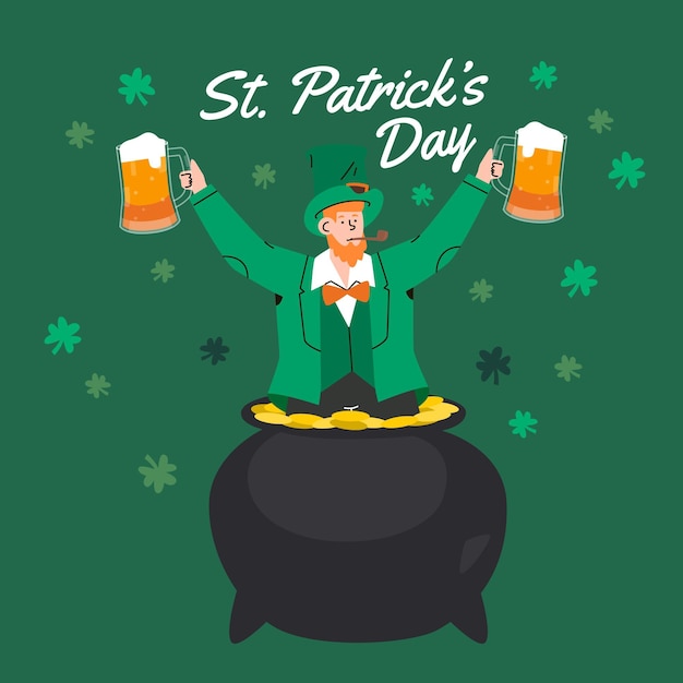 Vector st. patrick day background