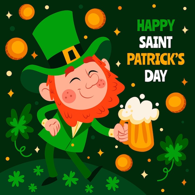 st. patrick day illustration