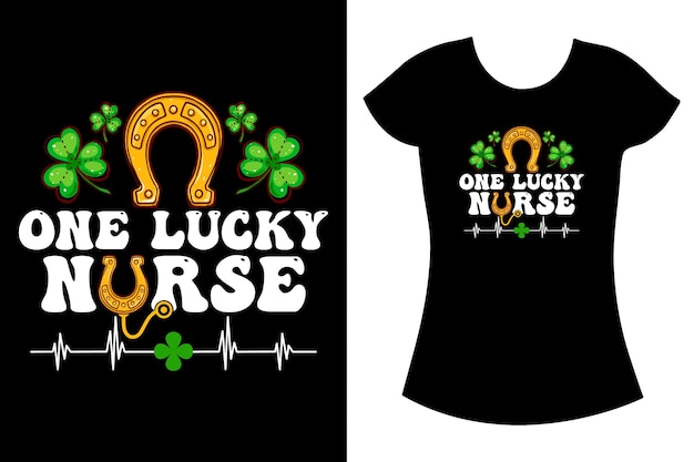 Vettore st patrick's day tipografia svg t-shirt design