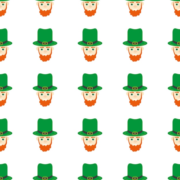 Uomo di san patrizio decorazione del partito leprecauno divertente di san patrizio invito a una festa