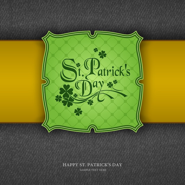 St. patrick's day achtergrond, naadloos behang patroon