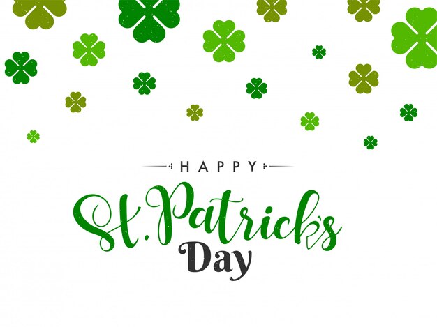 Vector st. patrick's day background.