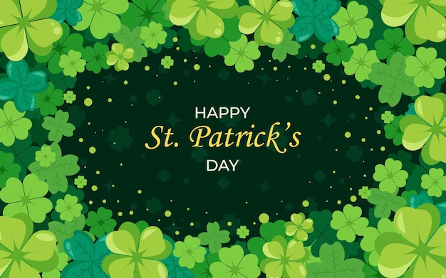 Vector st patrick's day background