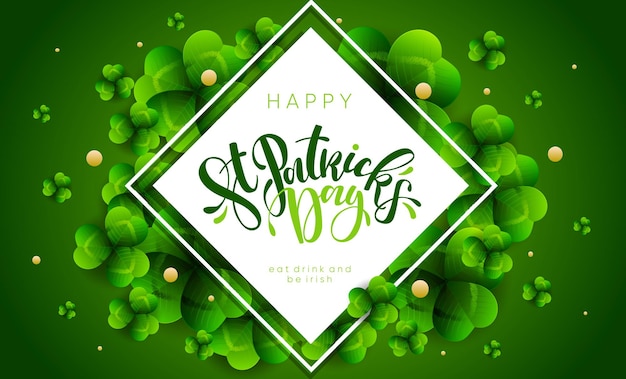 St patrick s day banner design vector eps10