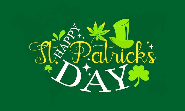 St Patrick's Day culturele en religieuze viering met Keltisch concept van 17 maart