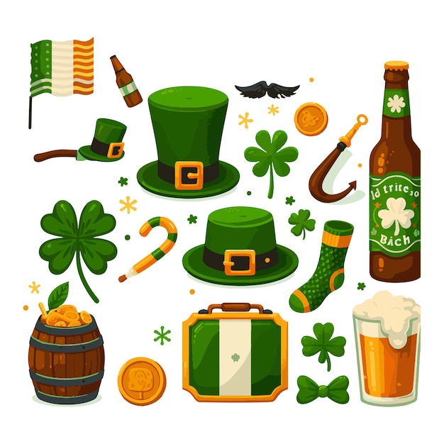 St Patrick's Day elementen bundel