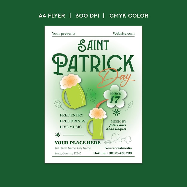 St. Patrick's Day Flyer