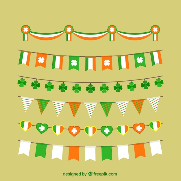 St. patrick's day garland collection