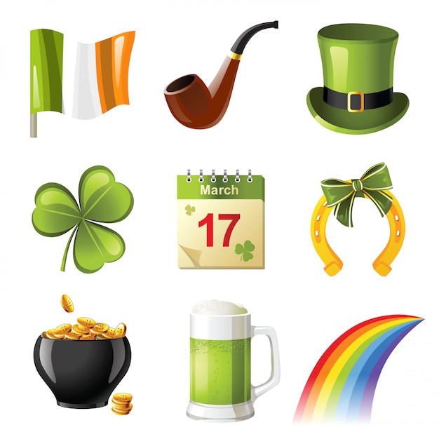 St. patrick's day icons