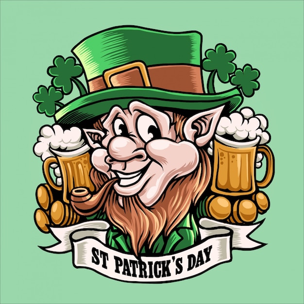 St Patrick's Day illustratie