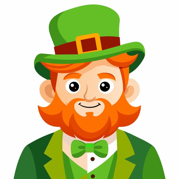 Vector st. patrick's day leprechaun symbool illustratie