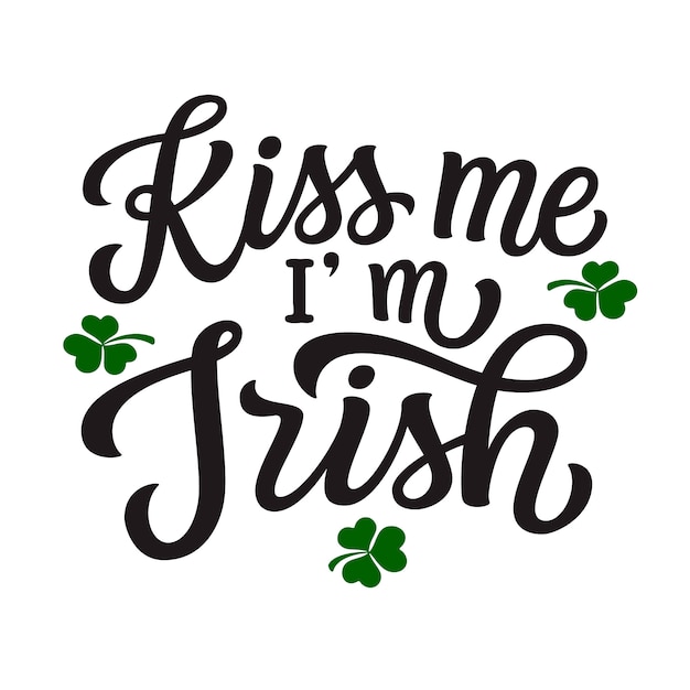 St. Patrick's day lettering