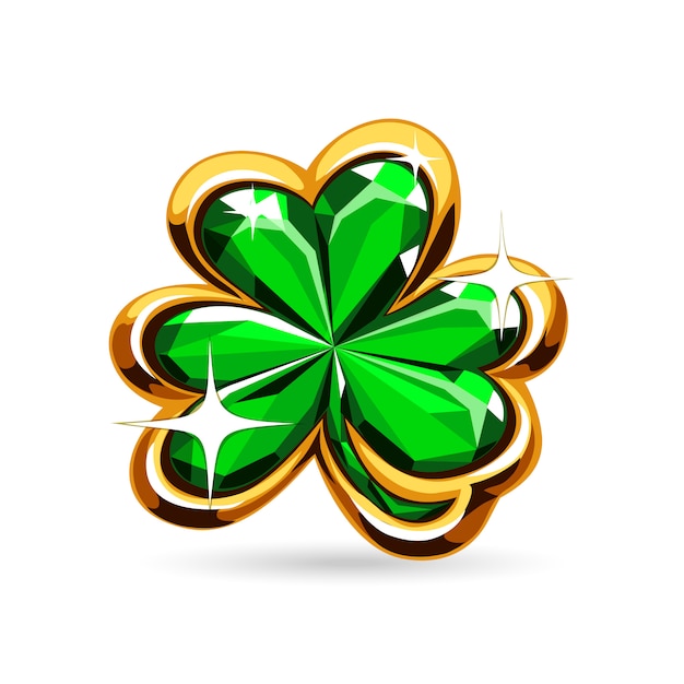 St.Patrick's Day's emerald clover
