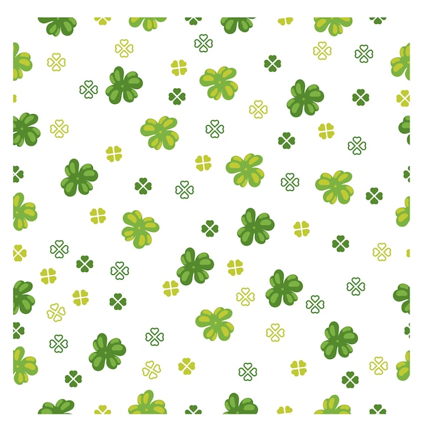 St Patrick's Day seamless pattern