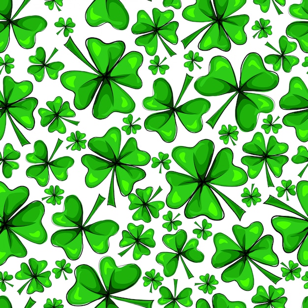 St. patrick's day seamless pattern