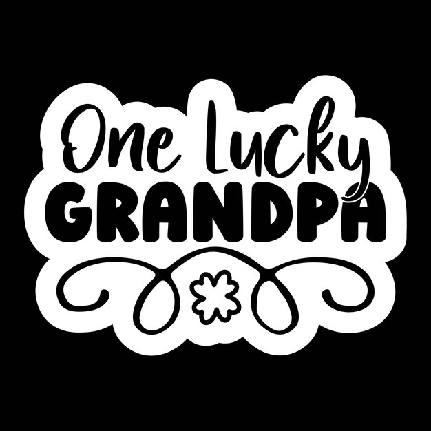 st patrick's day sticker design vector illustration. st patrick's day sticker.