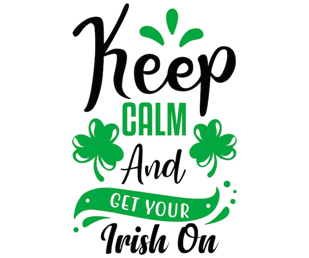 St. Patrick's Day SVG en T-shirtontwerp