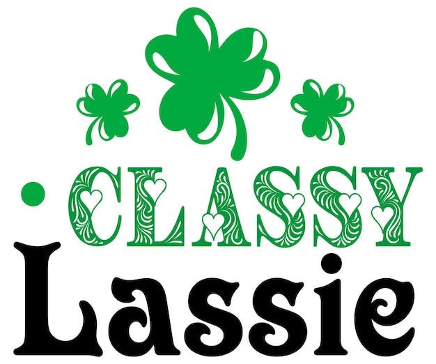 St. Patrick's Day SVG en T-shirtontwerp