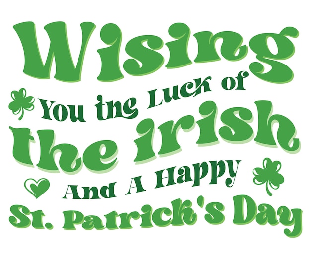 st. patrick's day svg-ontwerp