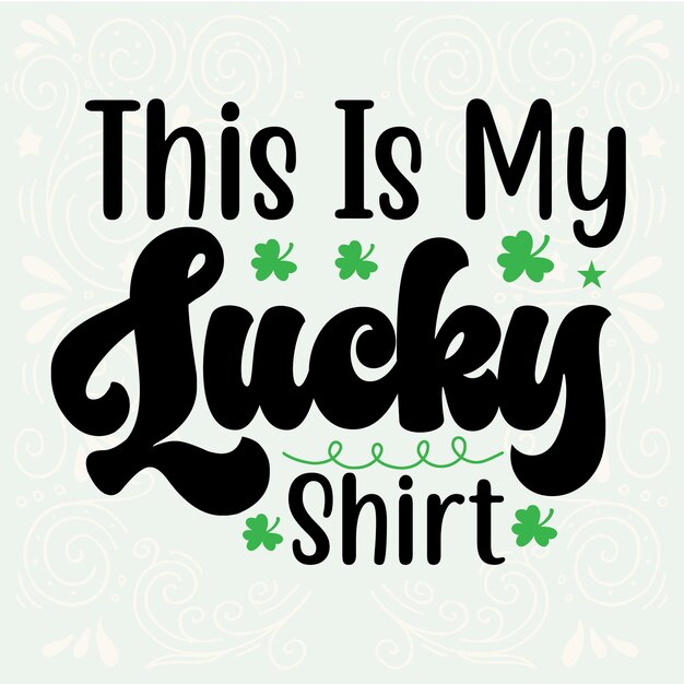 St . Patrick's day svg t shirt design