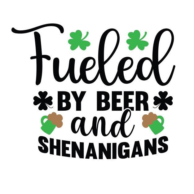 St . patrick's day svg t shirt design