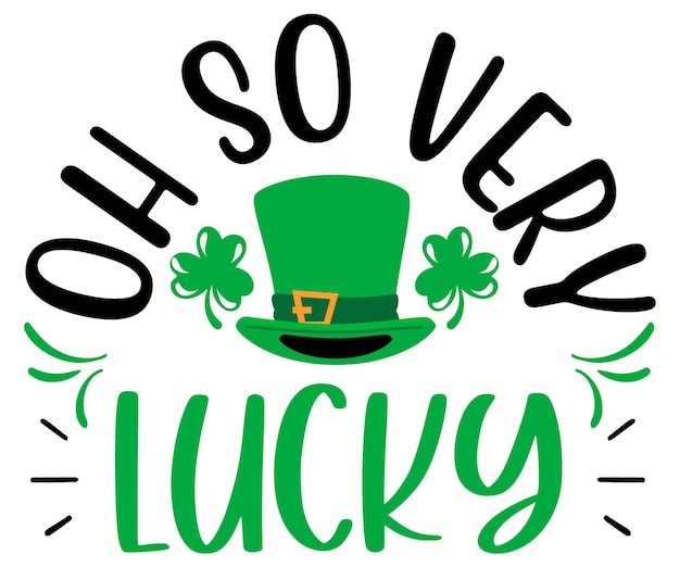 St. patrick's day svg and t-shirt design