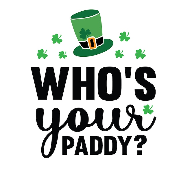 St. Patrick's day svg t-shirt ontwerpen