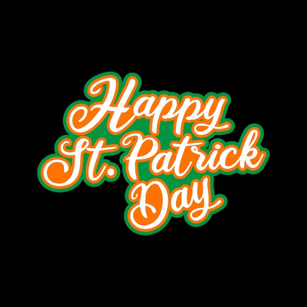 Vector st patrick's day tshirt design