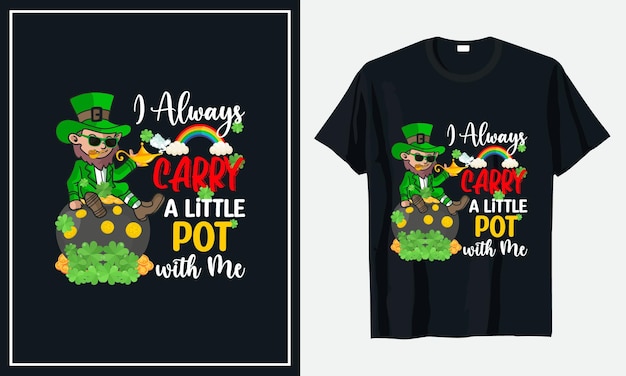 St Patrick's day tshirt designs Premium Vector