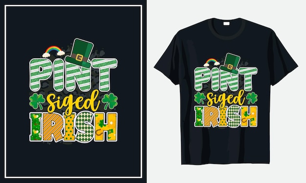 Vector st patrick's day tshirt designs premium vector