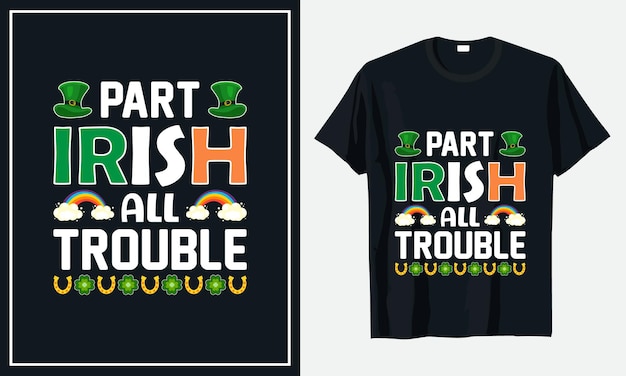 St Patrick's day tshirt designs Premium Vector