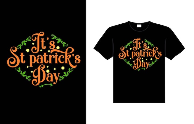 St. patrick's day typografie kleurrijk Iers citaat vector belettering t-shirtontwerp