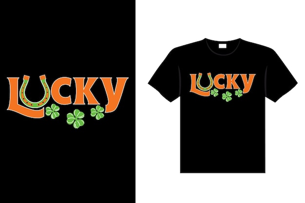 St. Patrick's day typografie kleurrijke Ierse citaat vector belettering t-shirt design