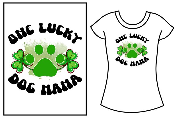 Vector st patrick's day typografie svg t-shirt ontwerp