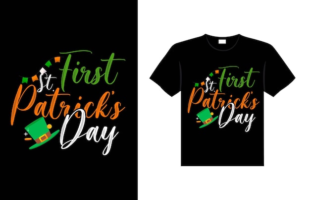 St. Patrick's day typography colorful Irish quote vector Lettering t-shirt design