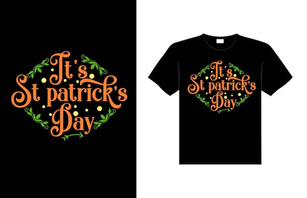 St. patrick's day typography colorful irish quote vector lettering t shirt design