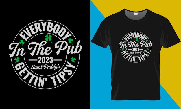 Vector st patrick's day typography vector t-shirt design