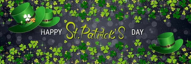 St.patrick's day vector sjabloon voor spandoek