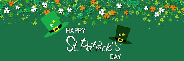 St.Patrick's Day vector sjabloon voor spandoek